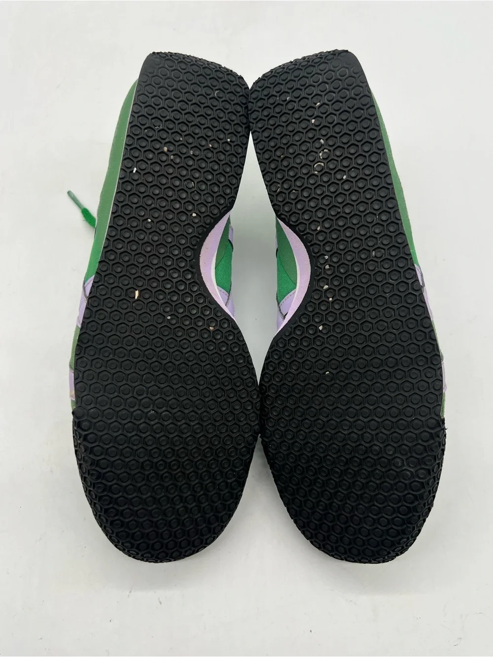 Onitsuka Tiger Ultimate 81 Women’s Sz 10 Green Violet Suede Sneakers Shoes.